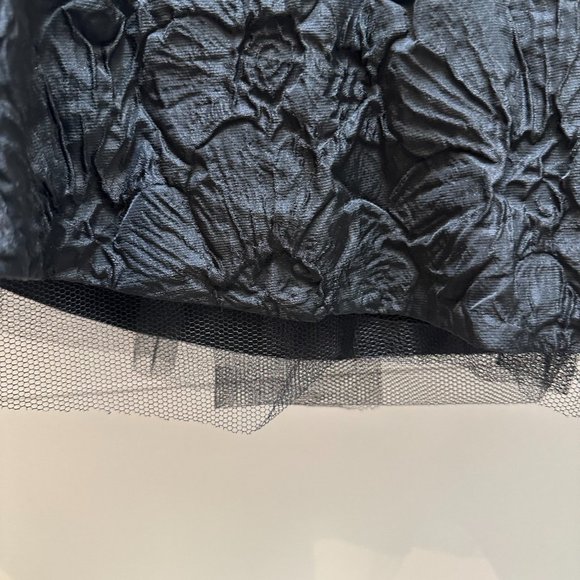 Elle By RW&CO Strapless Open Back Floral Embossed Cocktail Mini Dress - Picture 6 of 7